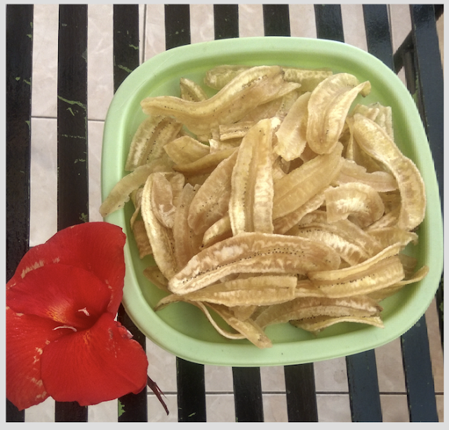 Membuat Keripik Pisang Manis, Renyah dan Bersih